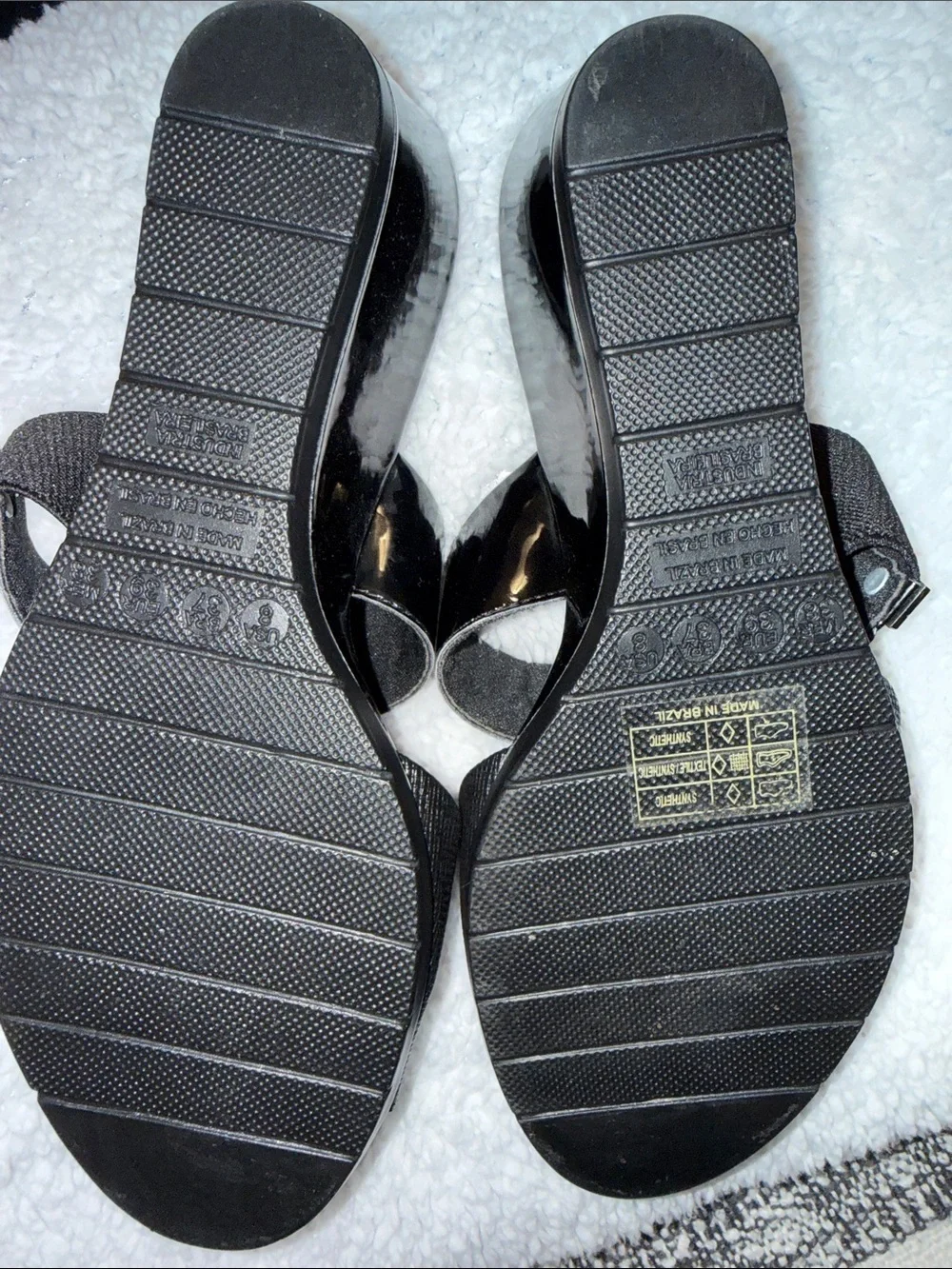 Malu Black Double-Strap Comfort Slide Sandals wedding guest business casual sz 8